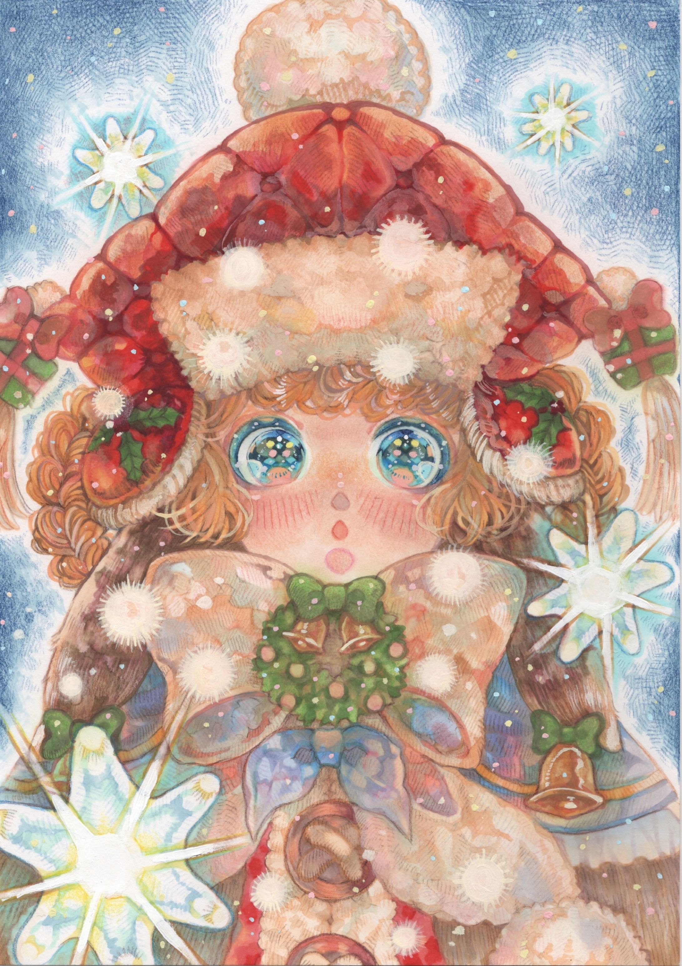 クリスマスイラスト2023 アナログ-1