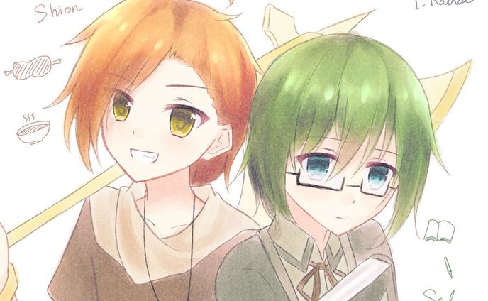 シオン＆ソル　水彩風