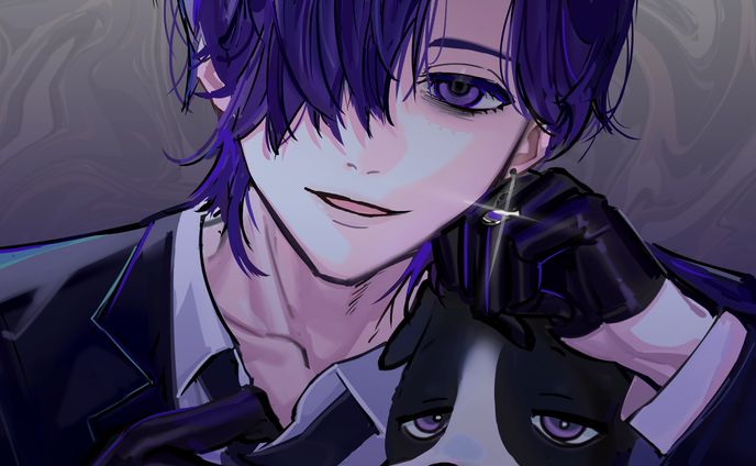 依頼絵　アイコンイラスト男性
