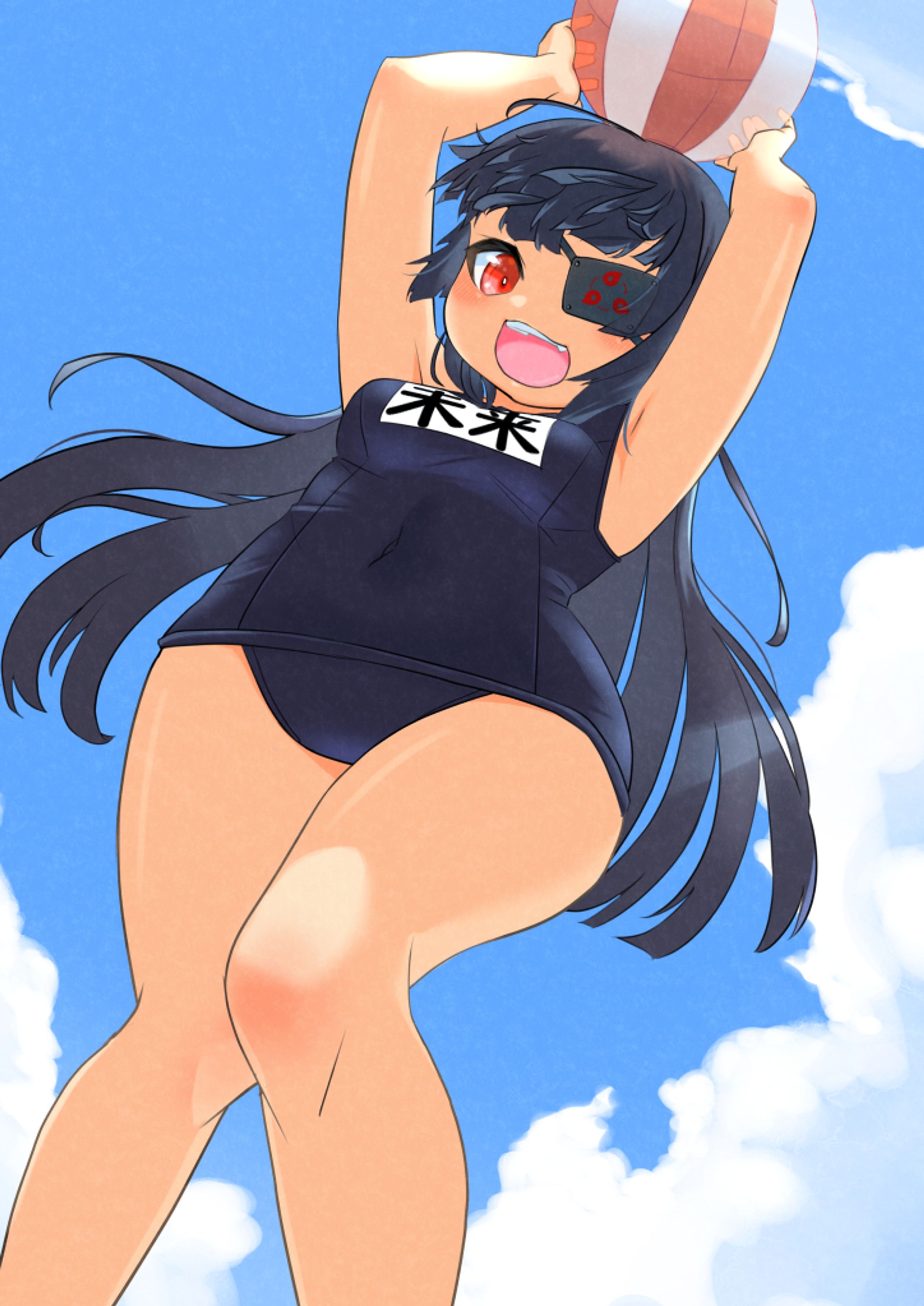 水着の未来ちゃん-1