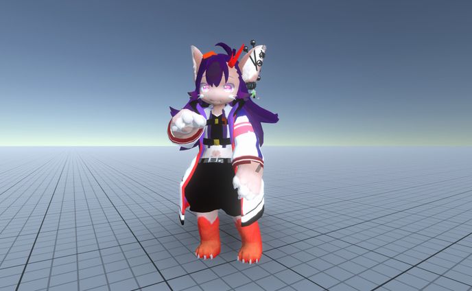レッサーモクリ衣装/金熊きけん