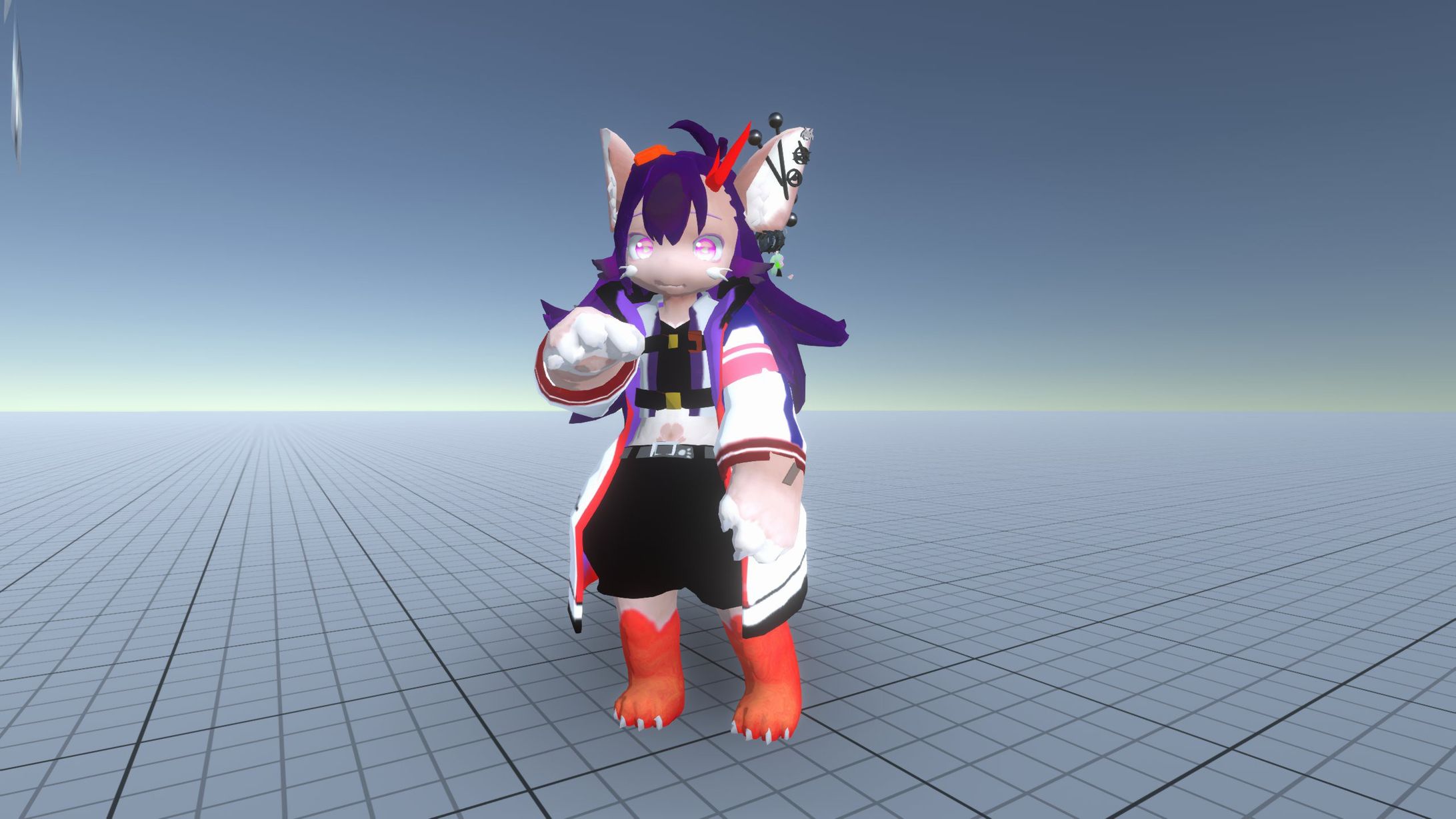 レッサーモクリ衣装/金熊きけん-1