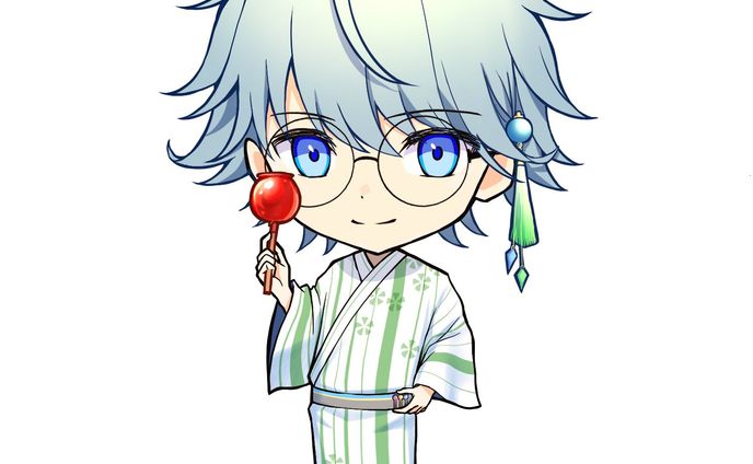 アポジーカ様　浴衣イラスト