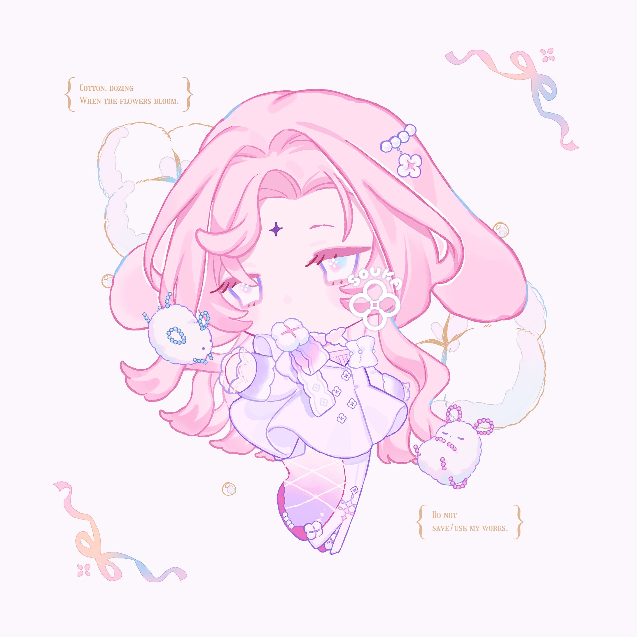 綿花、微睡み、花ひらくとき-1