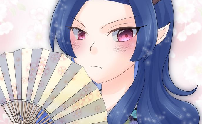 お絵描き、青年