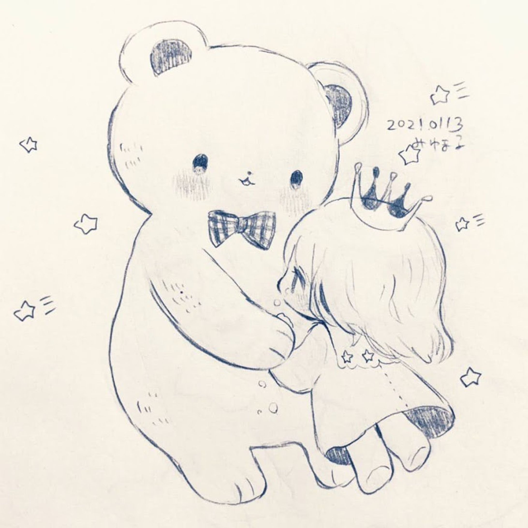 シャーペンイラストまとめ-1