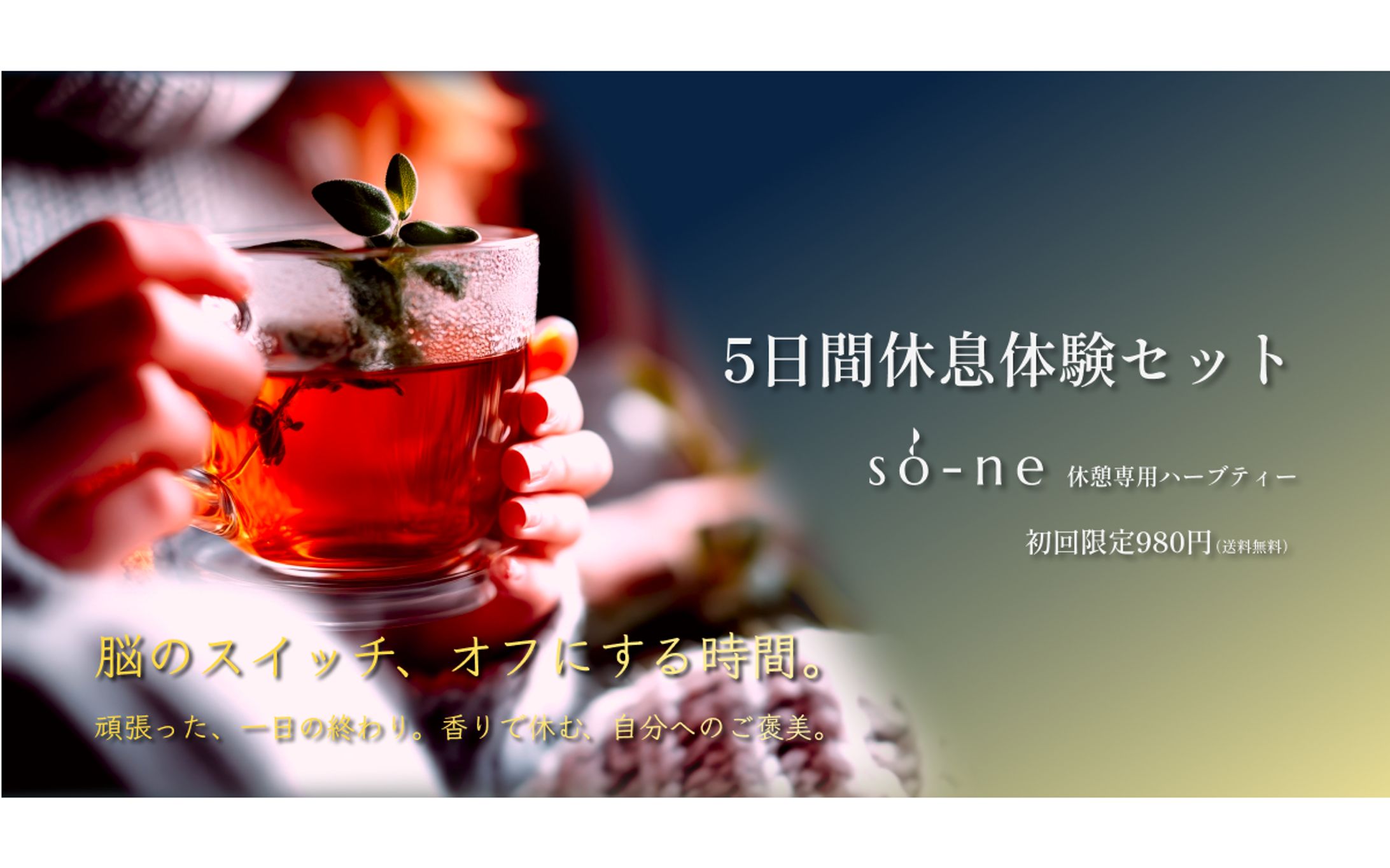 ハーブティー通販　広告バナー-1