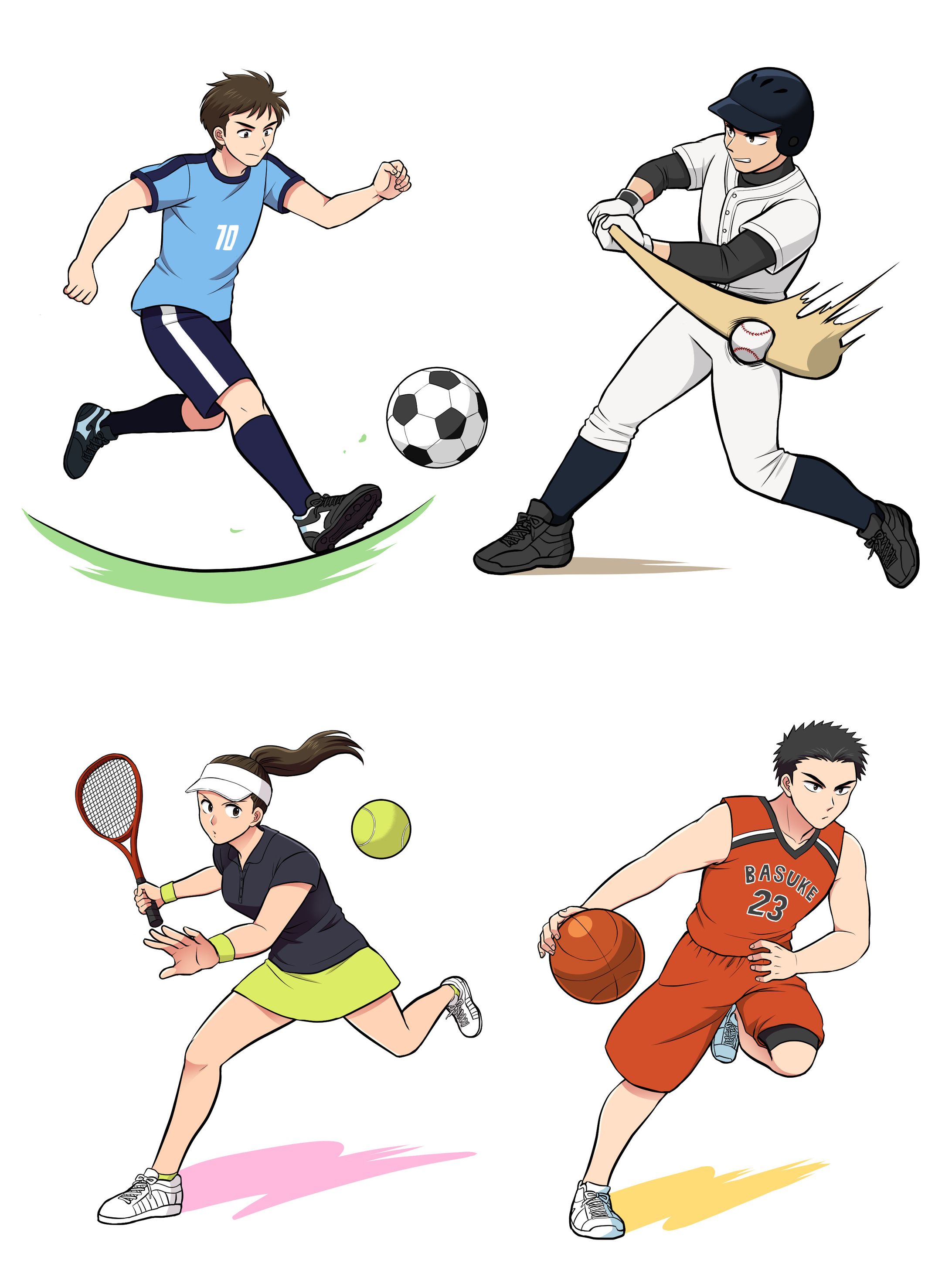 イラストカット/スポーツ-1