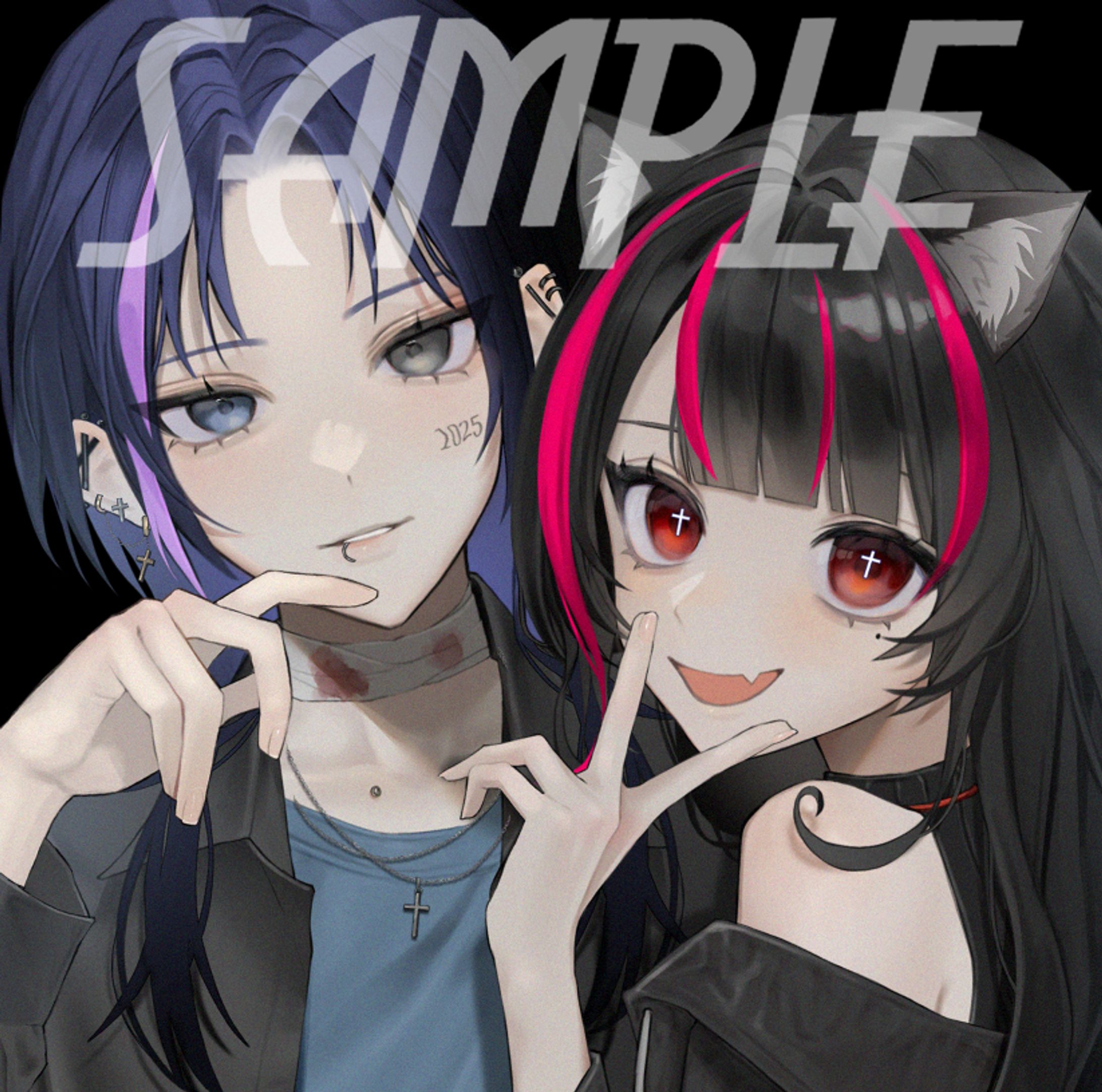 藍罪屍様　フライヤー用イラスト-1