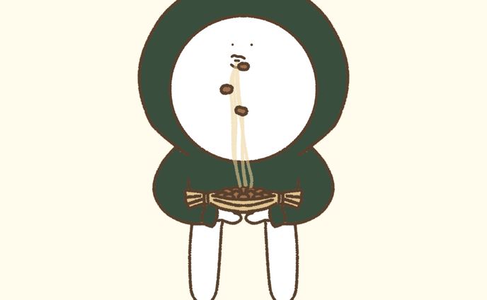 納豆巻きの土下座寿司