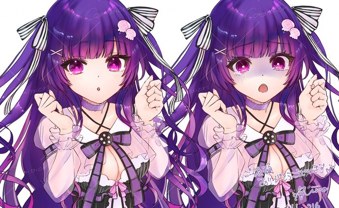 海月ゆりあ様 バストアップイラスト