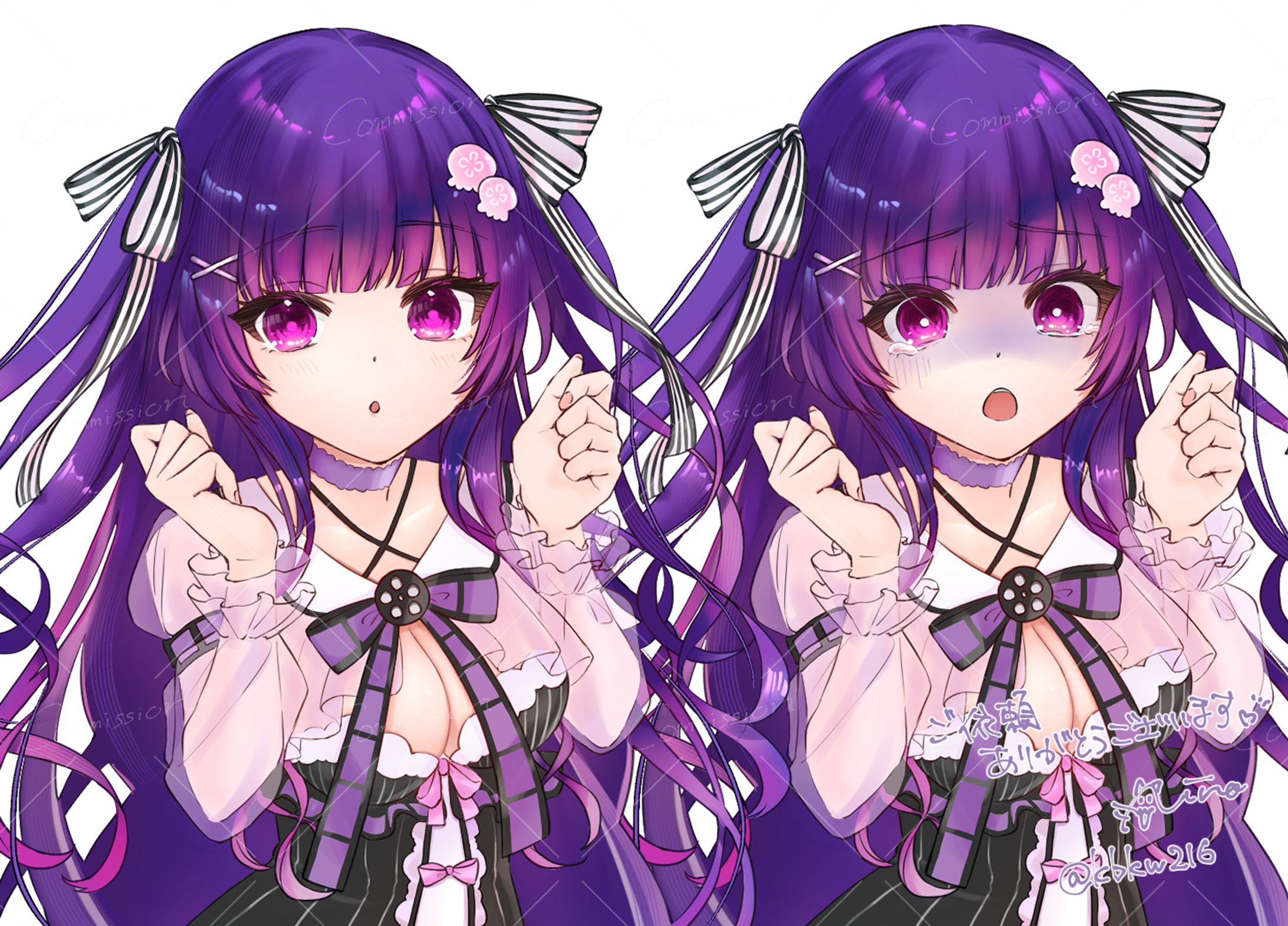 海月ゆりあ様 バストアップイラスト-1