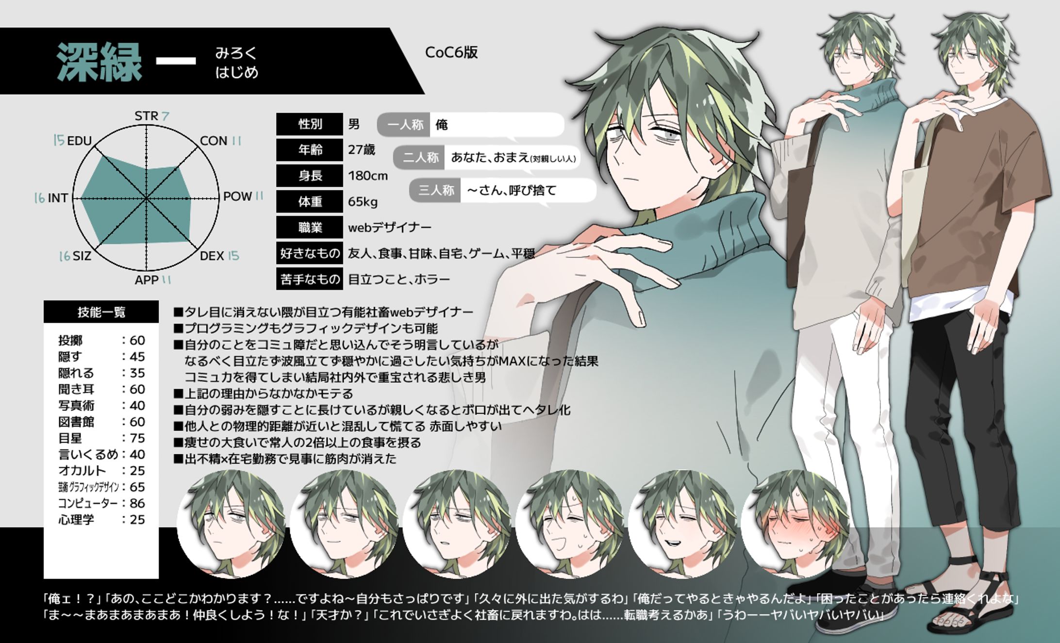 オリジナル TRPG探索者-1