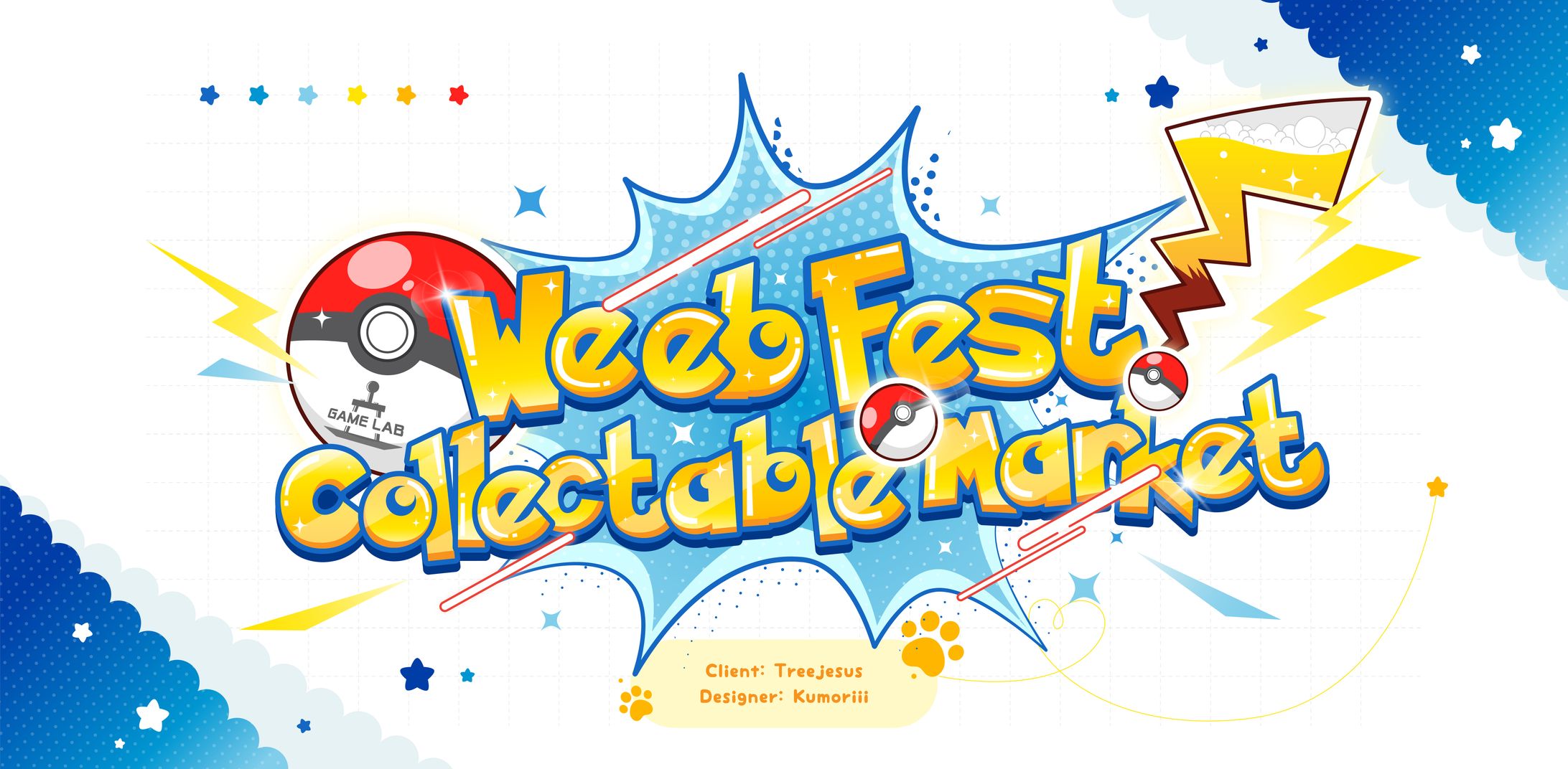 "Weeb Fest Collectable Market" TYPO-1
