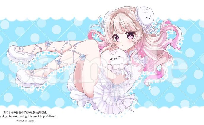 【ご依頼実績】配信ED兼グッズ用イラスト/海月様