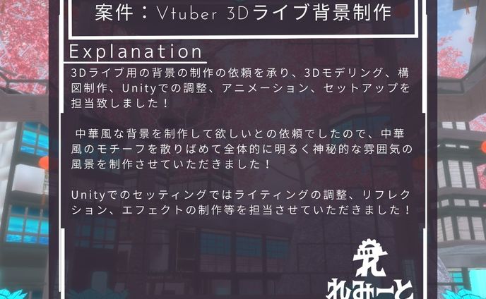 others、ライブ背景映像