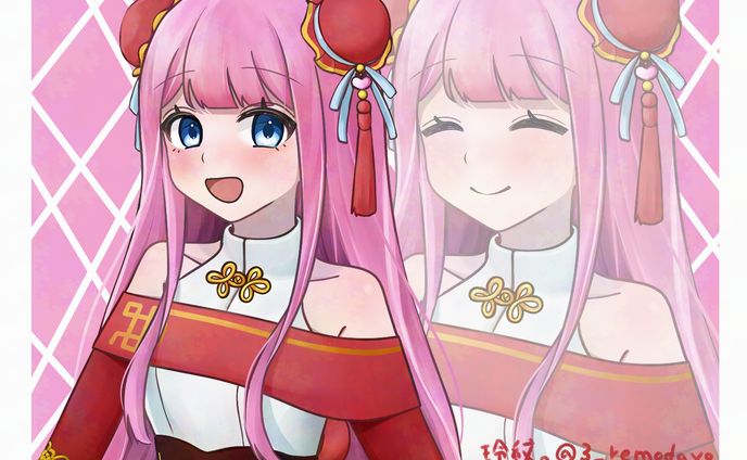 【ご依頼】キャラクターデザイン＆バストアップ表情差分　2024/12/24
