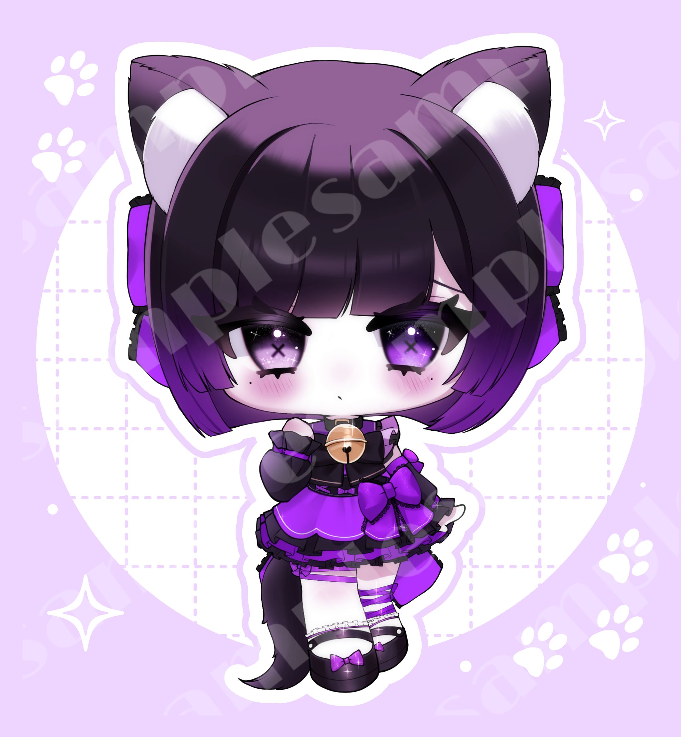 紫月ゆねこ様 SDイラスト-1