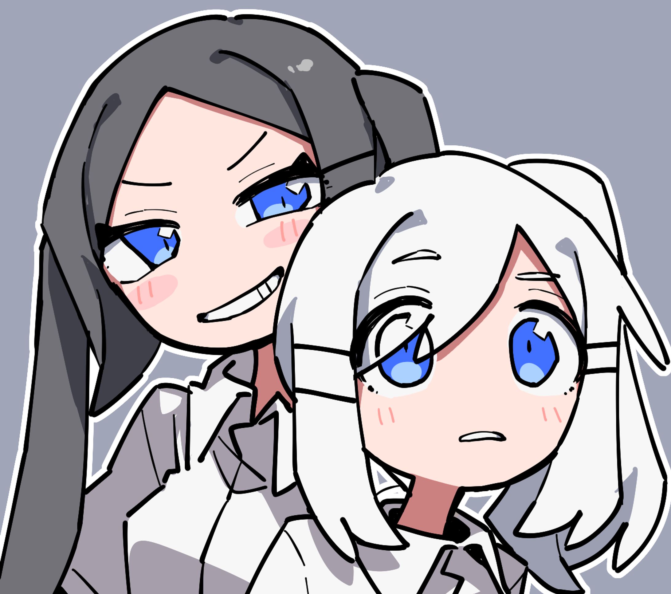 【創作】ゆなちゃんとかなちゃん-1