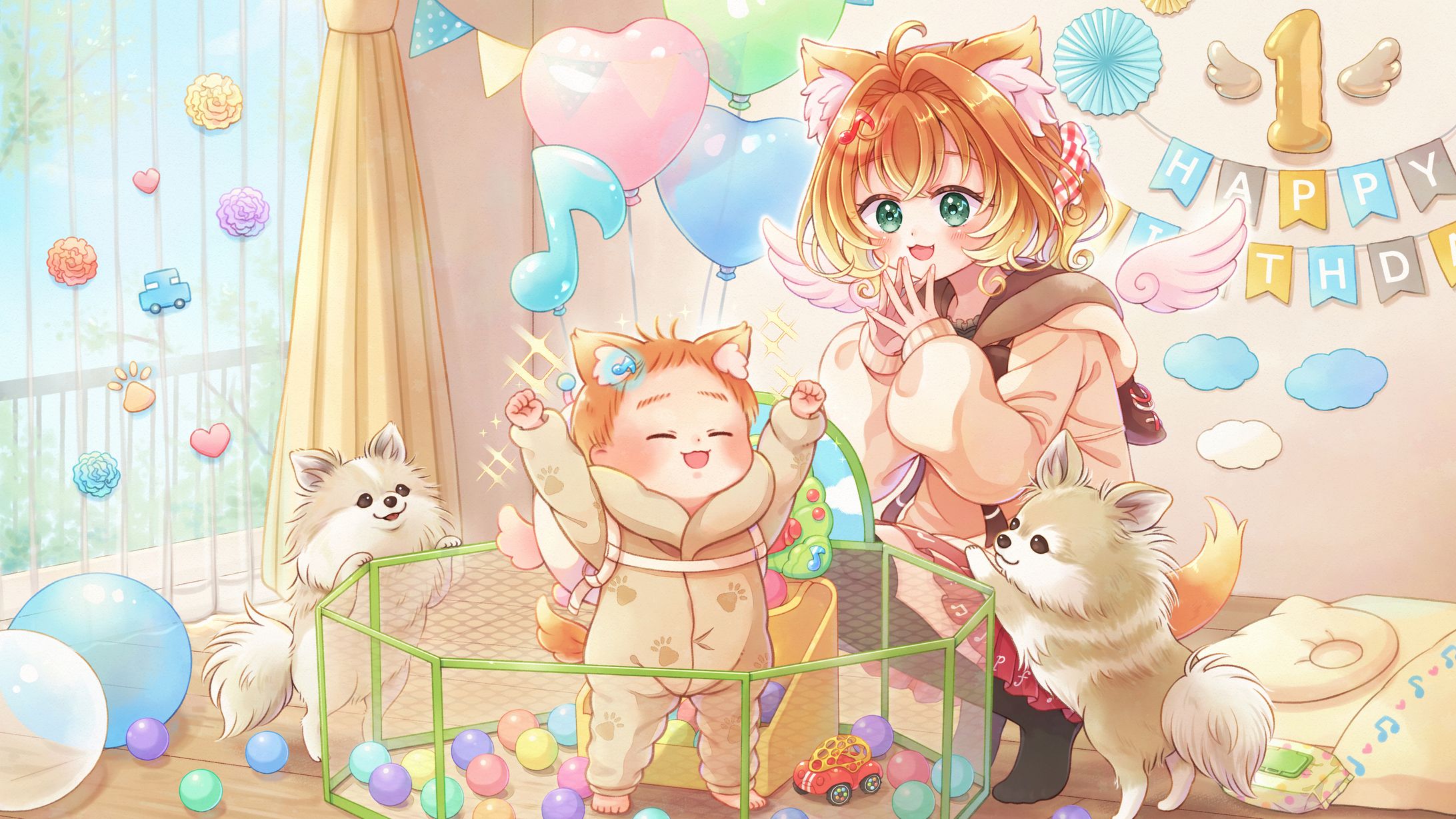 ご依頼絵（音奈莉あざか様）-1