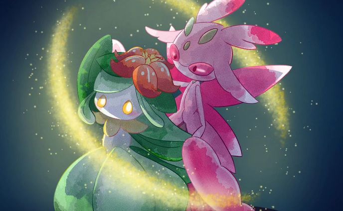 光のワルツ
#ドレディア
#ラランテス
#ポケモン