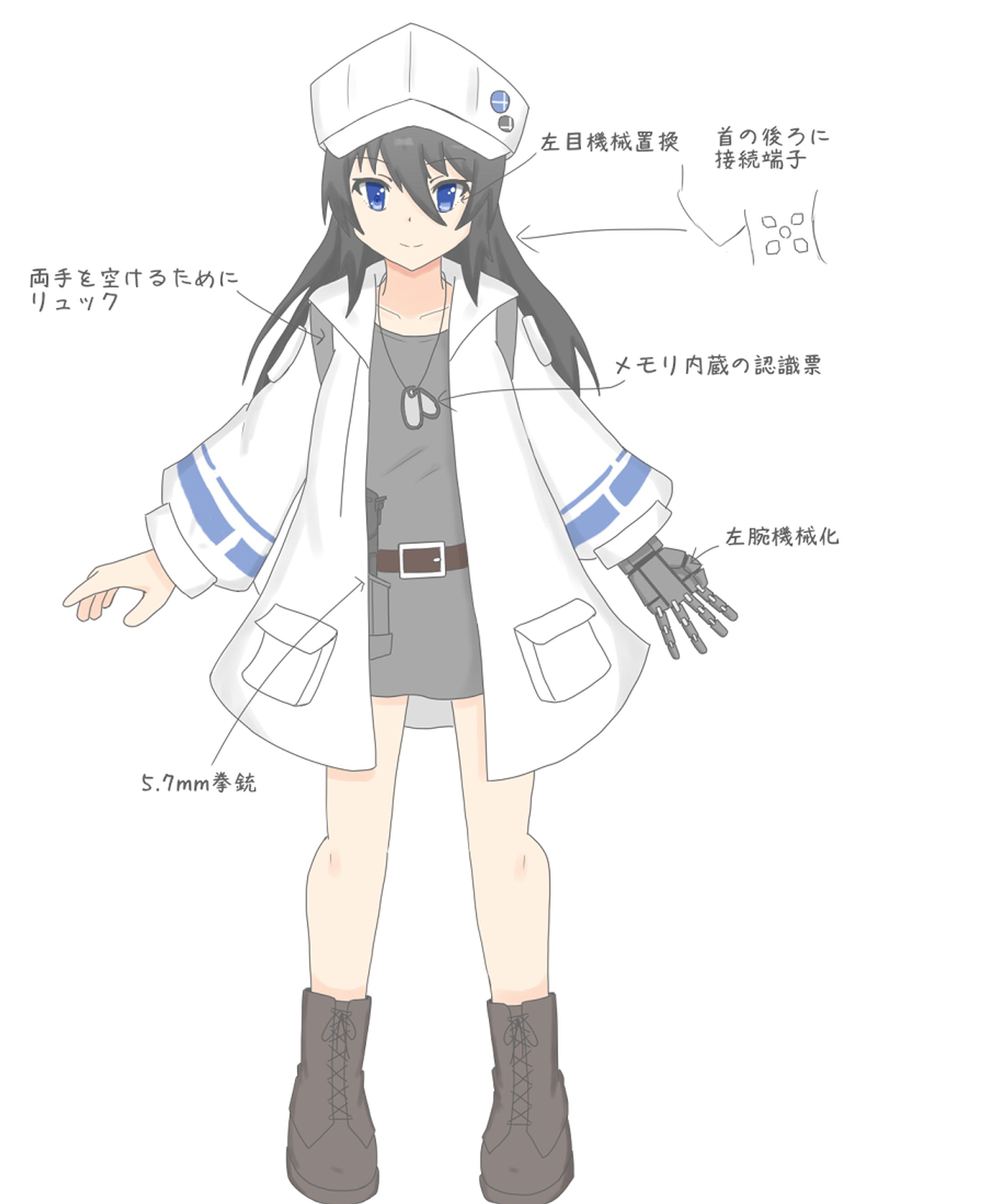 【キャラクターデザイン】創作キャラクター-1