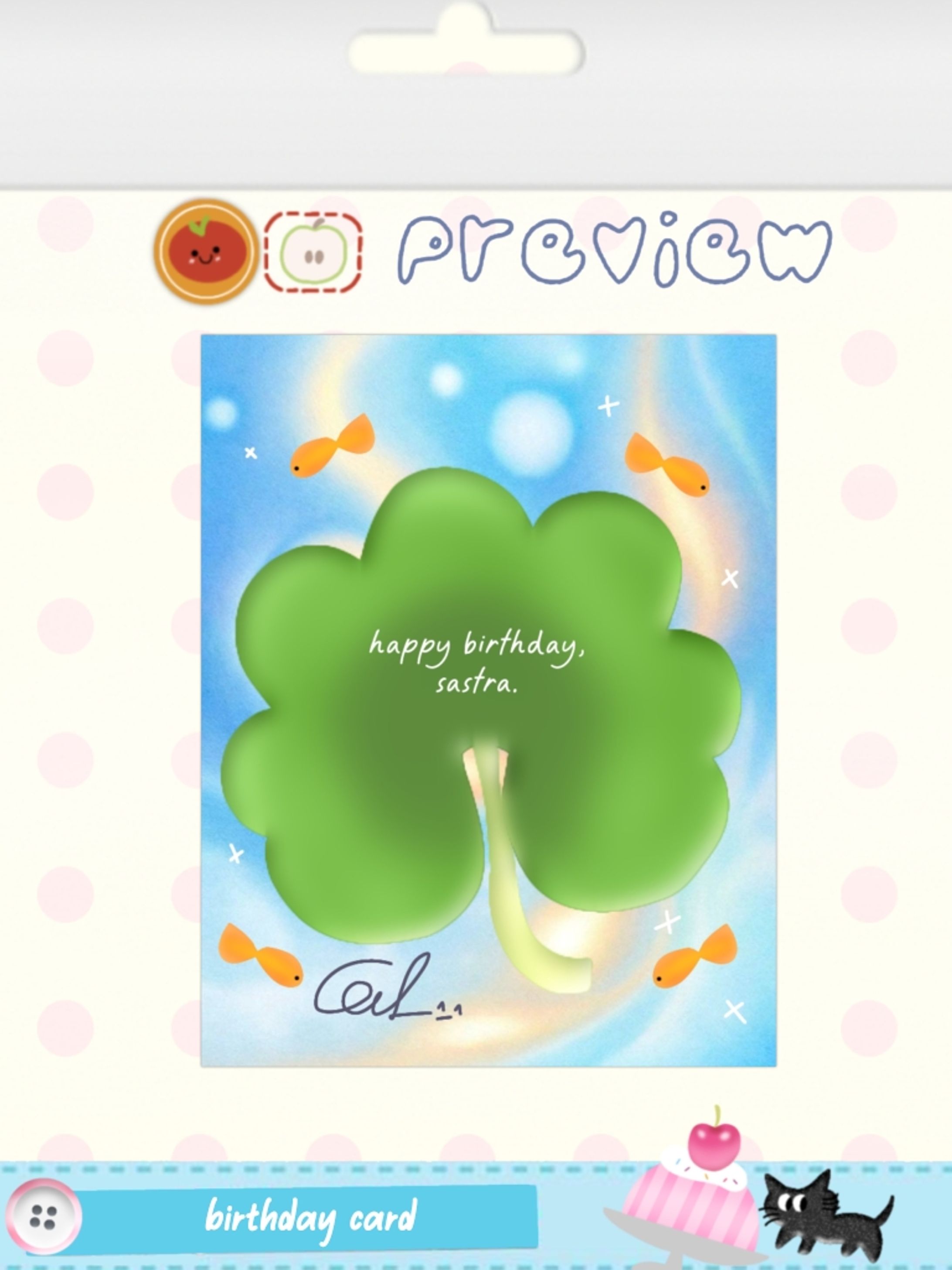 Birthday card -1