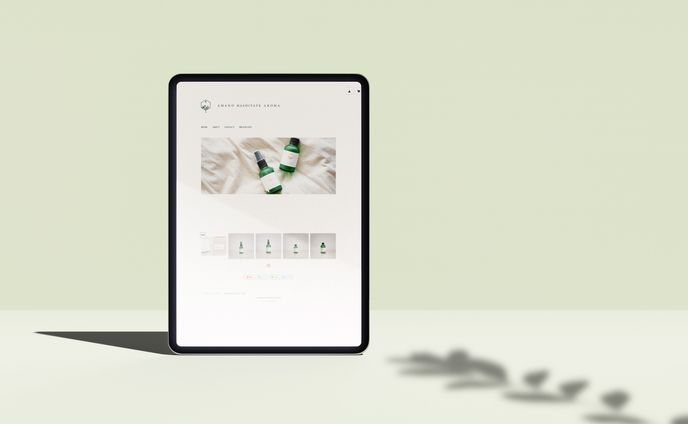 AMANO HASHITATE AROMA様のECサイト