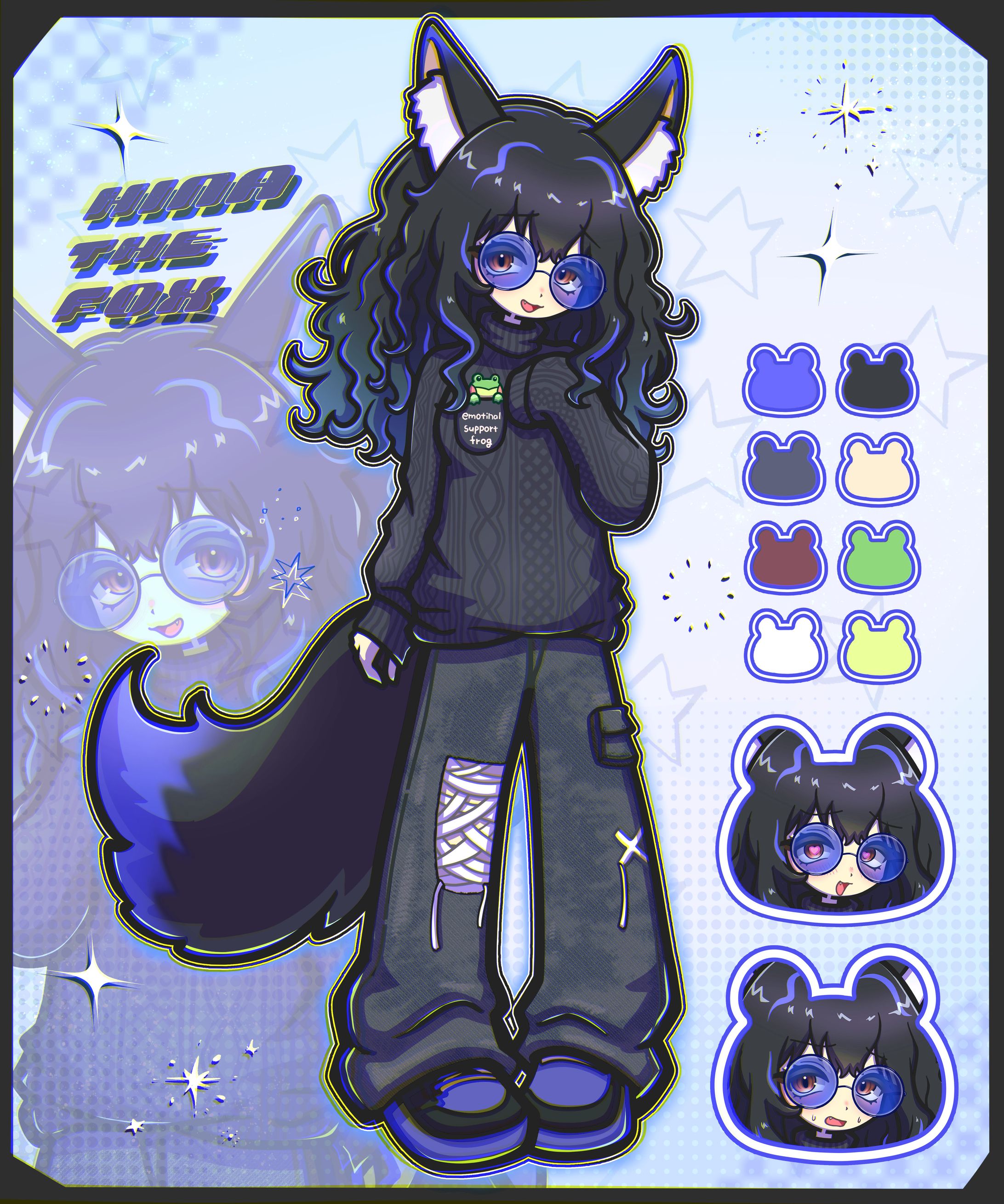 リファレンスシート for Hina the fox-1