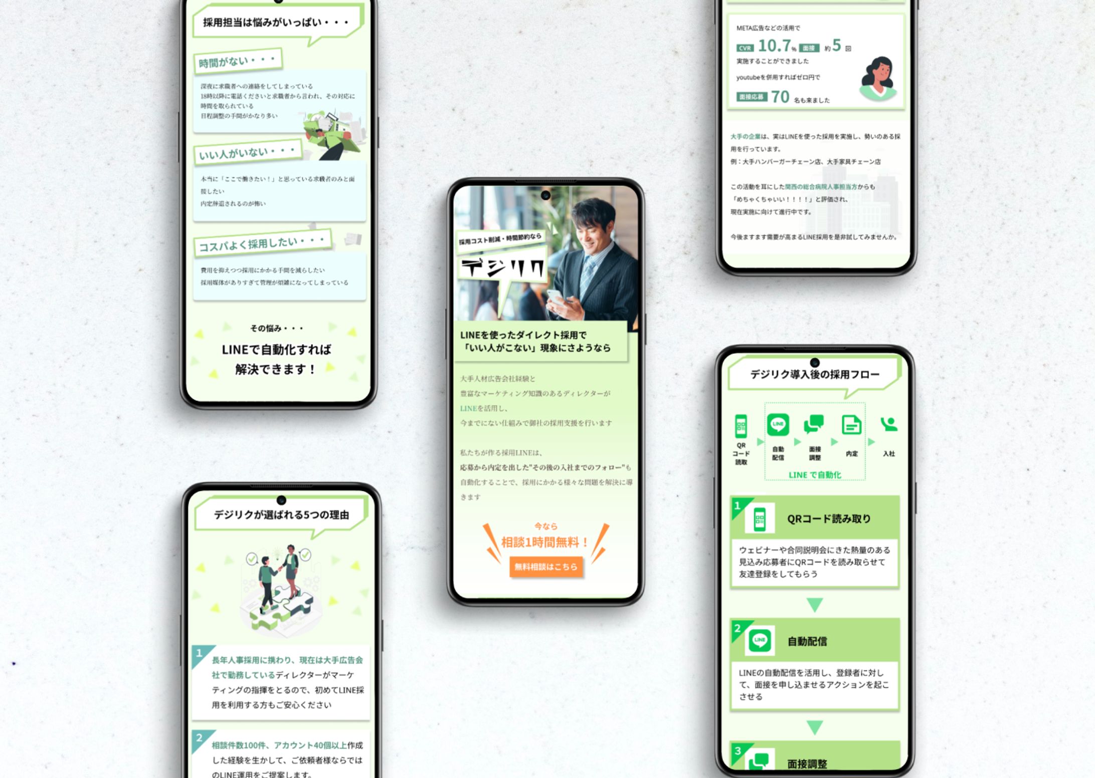 デジリク LP | モバイルファーストサイトのSTUDIO構築-1