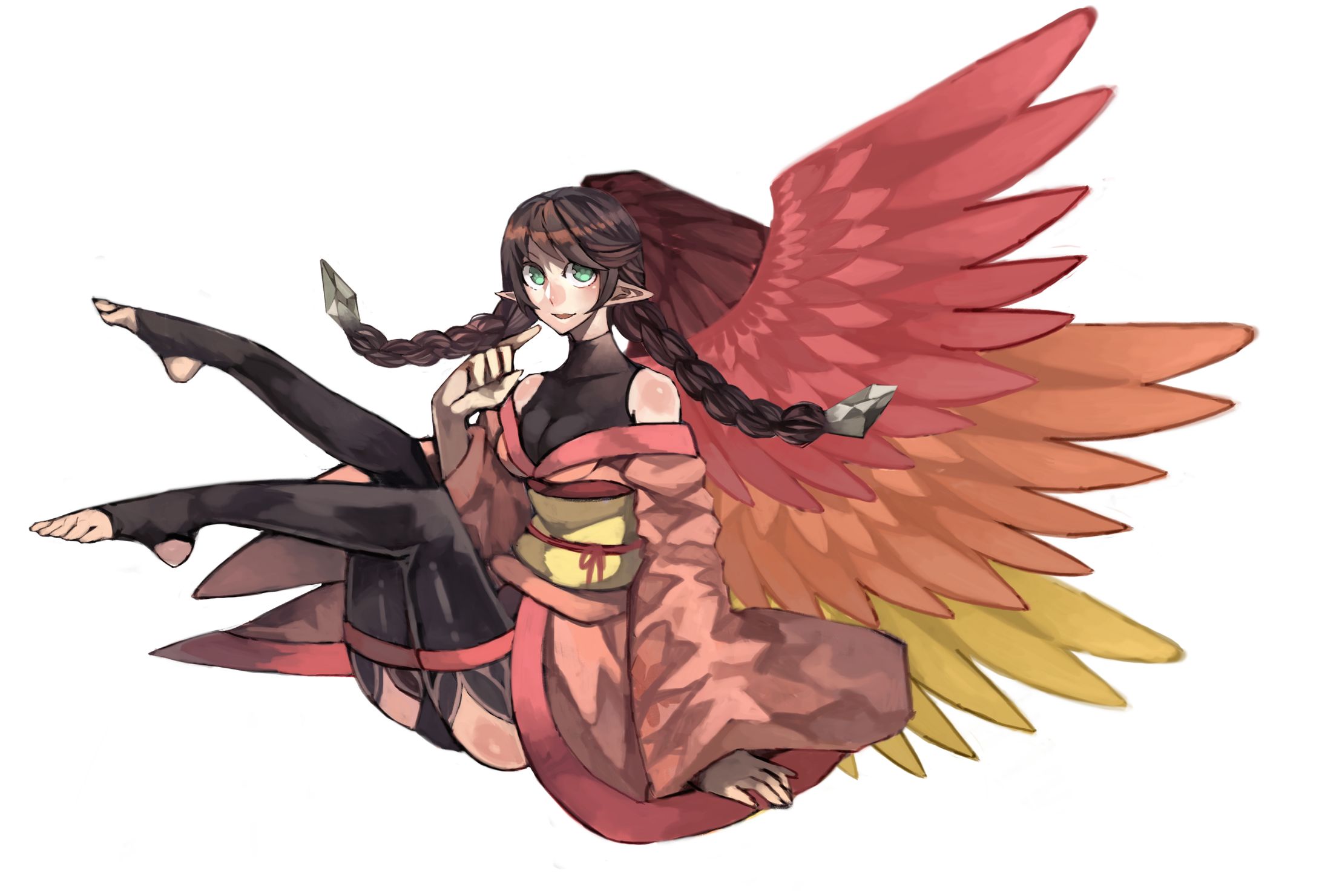 有翼族の少女-1