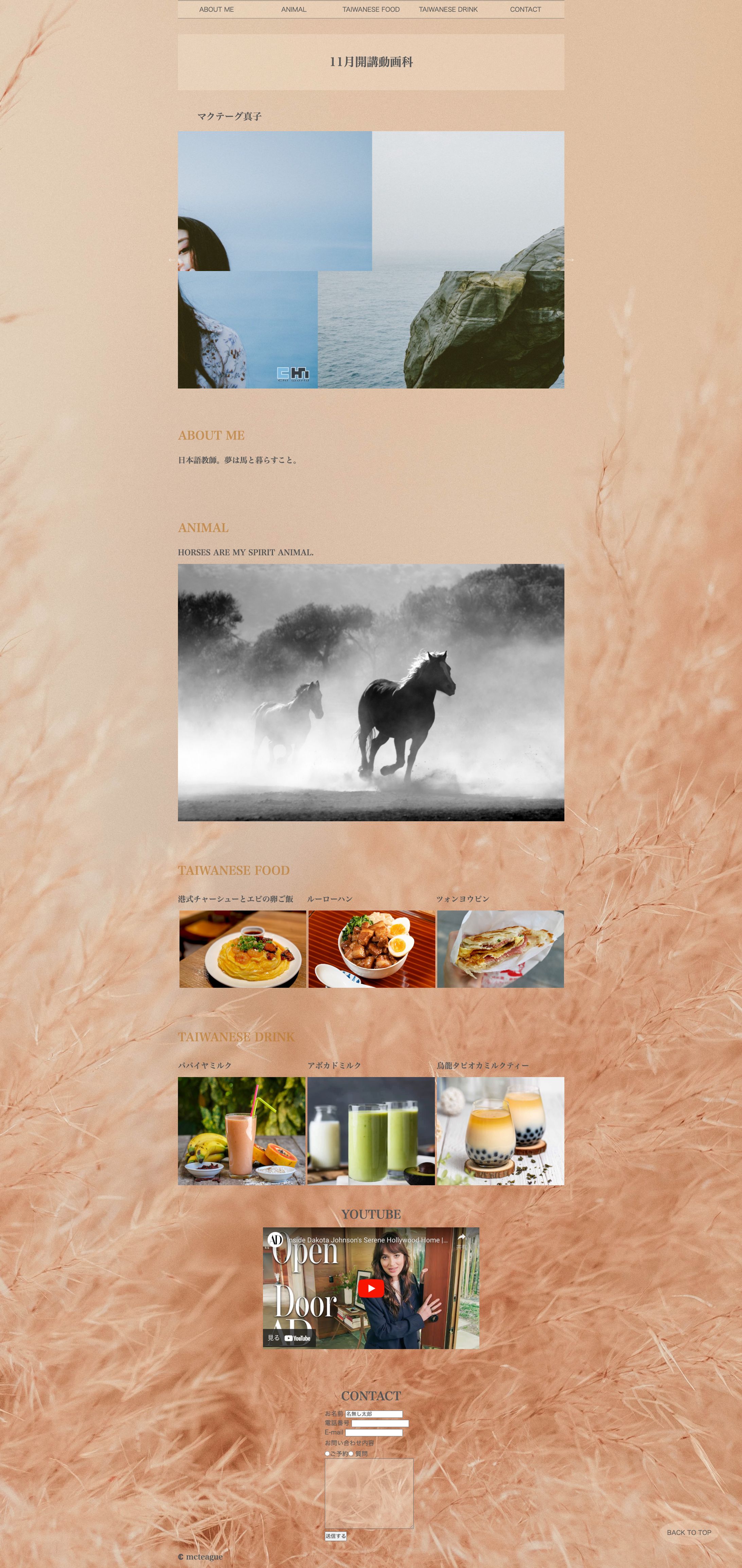 HTML CSS　Webサイト-1