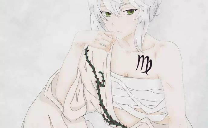 I'm going to try and draw the horoscopes as people/beings. And obviously I had to start with my sign first, so here is Virgo.