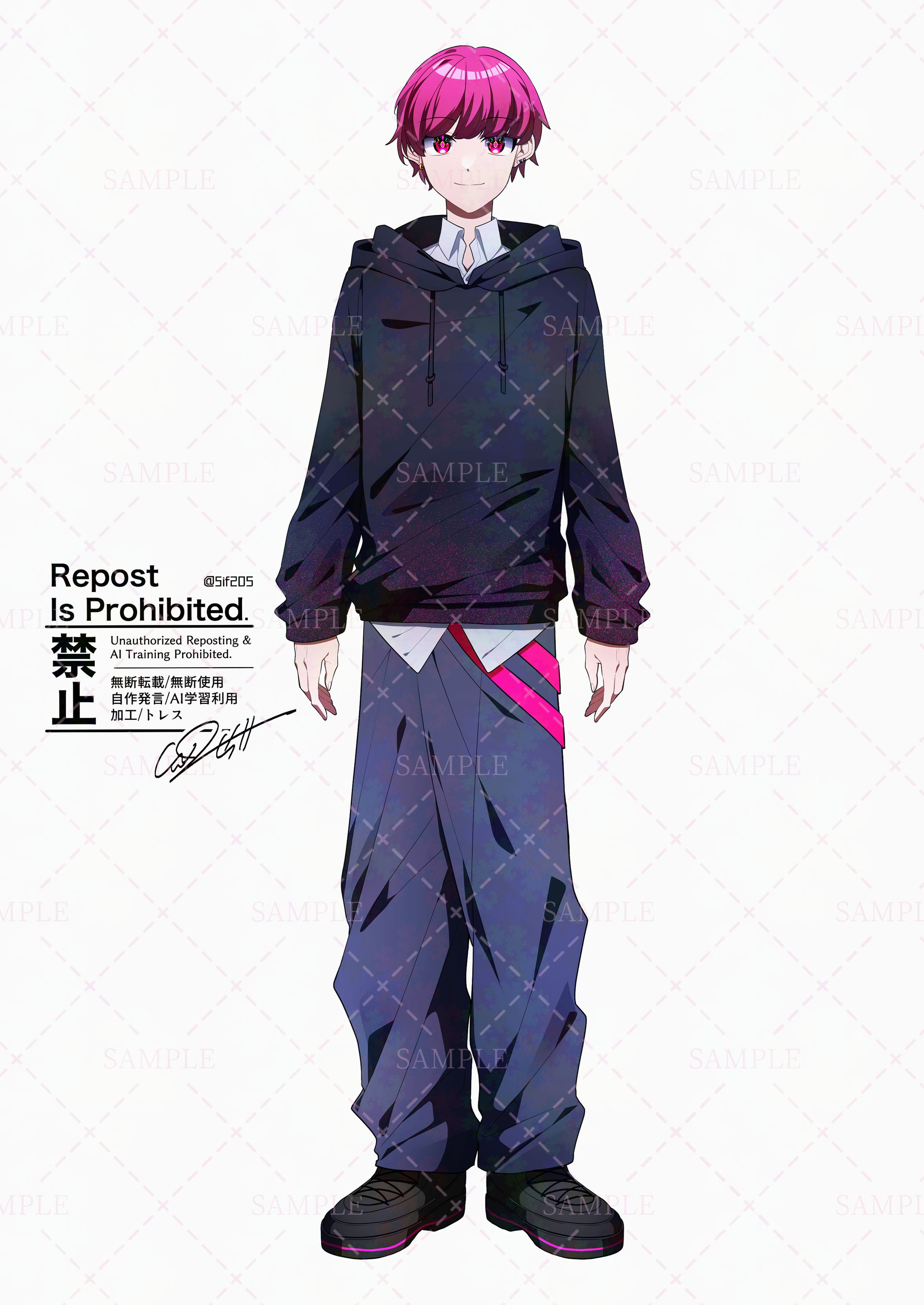 【work】いなふだよ 様 Live2dパーツ分けイラスト-1