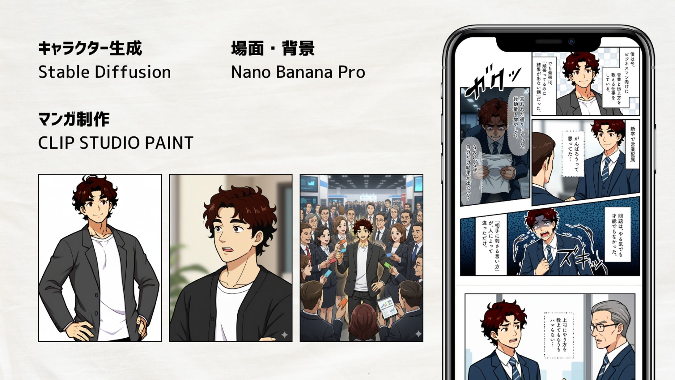 【AIマンガ/6ページ】自己紹介-1