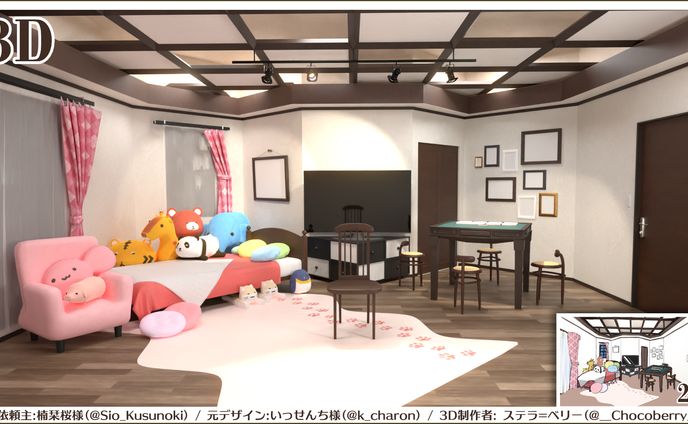 3dcgデザイナー、3dモデリング