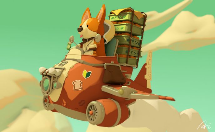 【個人制作】3D / 2Dイラスト