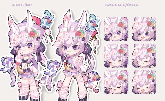 デフォルメイラスト / 聴牌ろん
