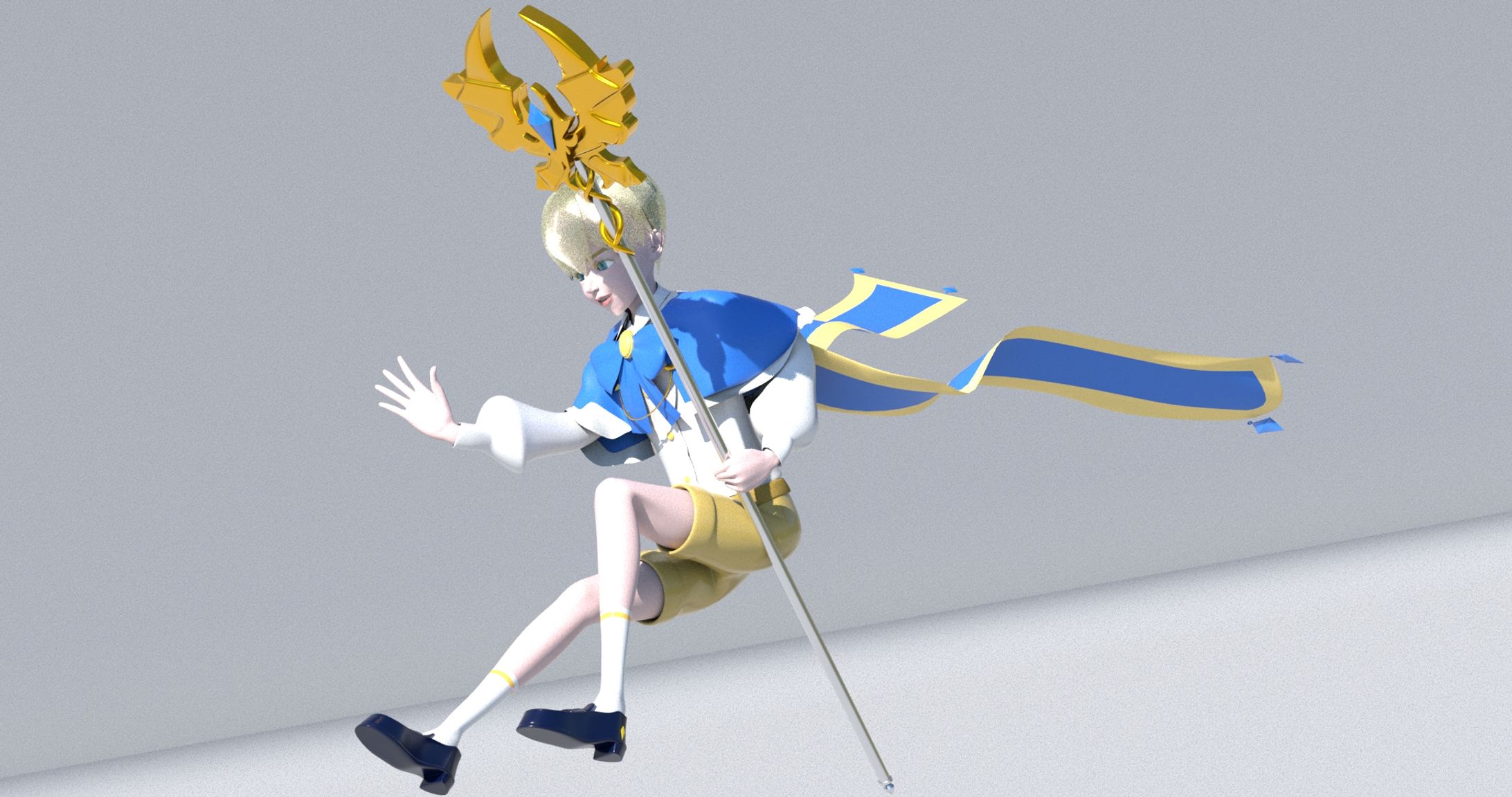 Angel boy 3D Maya-1