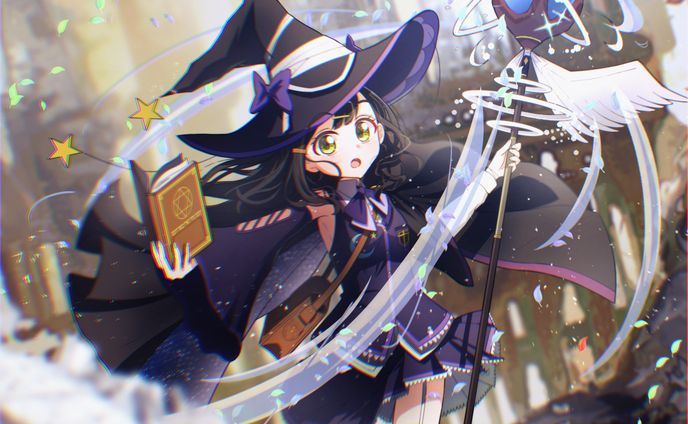 ゲームのスチル風イラスト