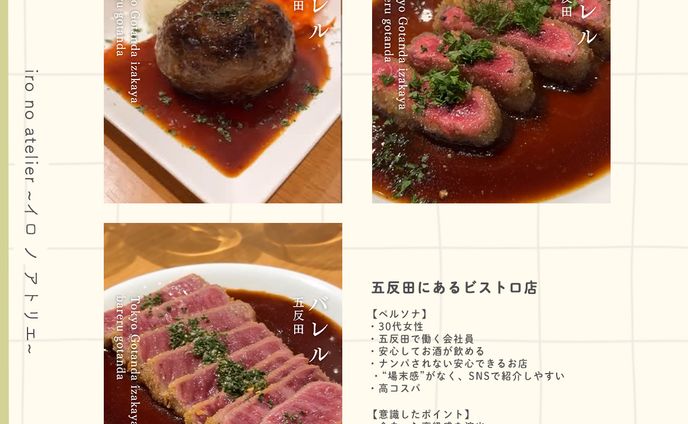 【インスタグラム】フィード投稿＋アカウント設計