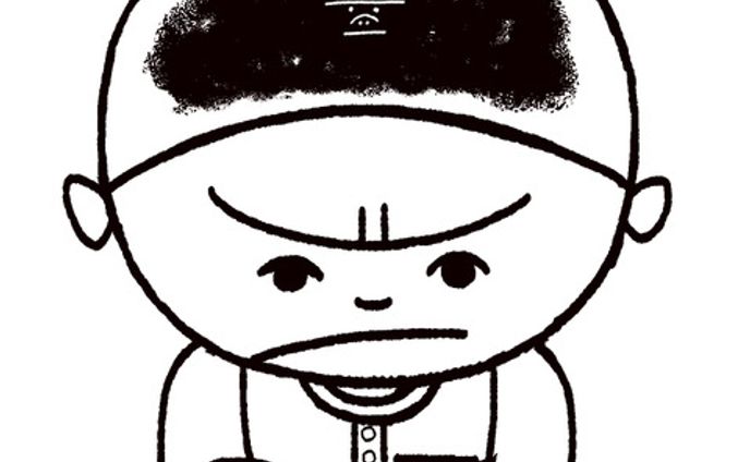 モノクロイラスト
