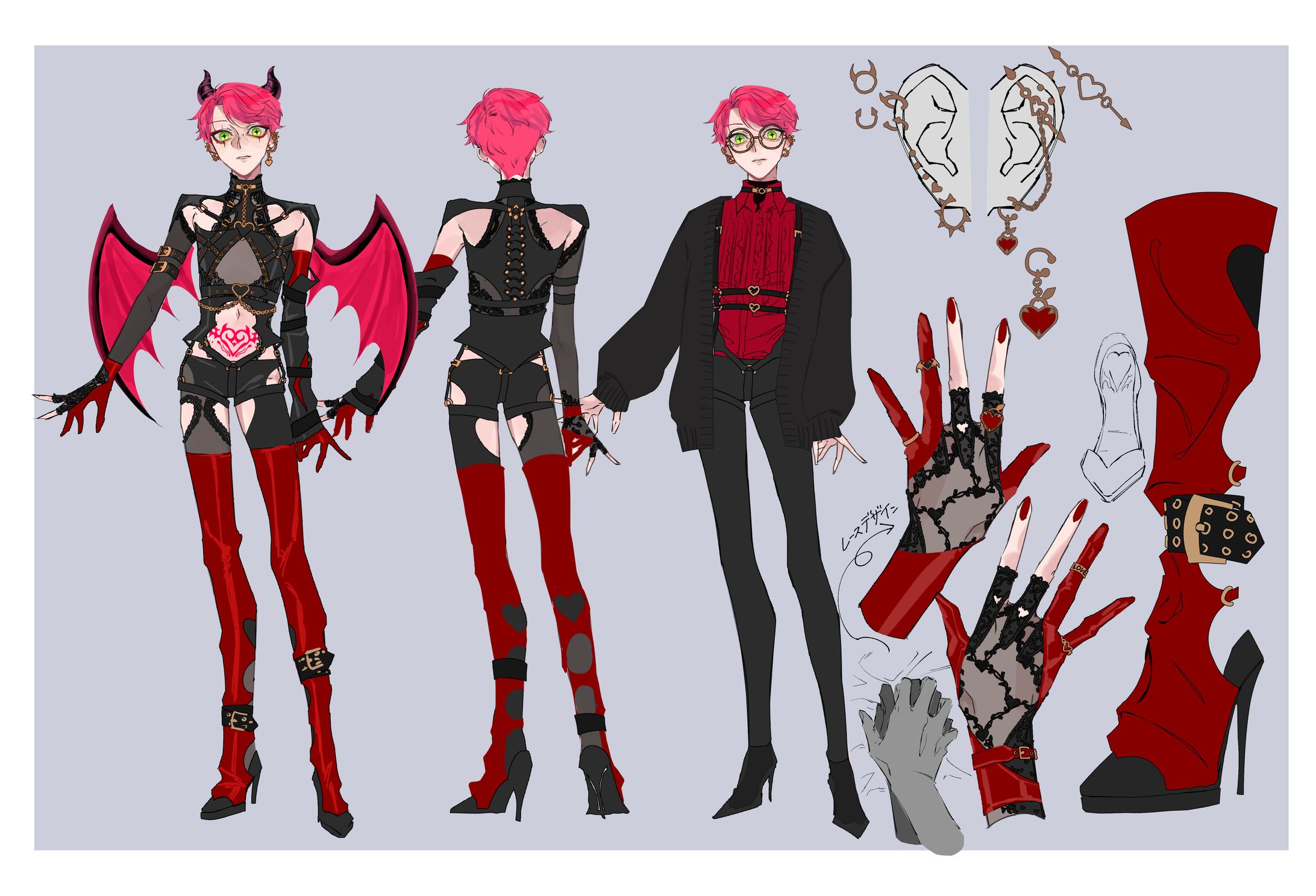 【お仕事】MVイラストの衣装デザイン-1