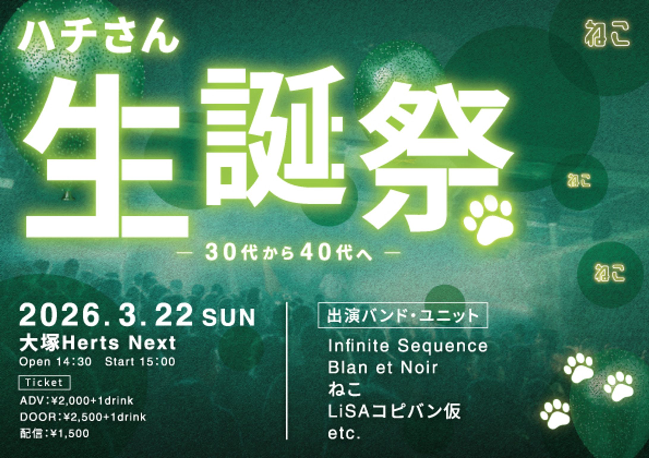 【実績】LIVEフライヤー　A5 /カラー　illustrator-1