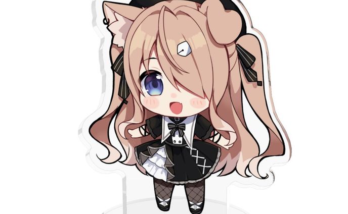 四ノ宮しのミニアクリルスタンドイラスト