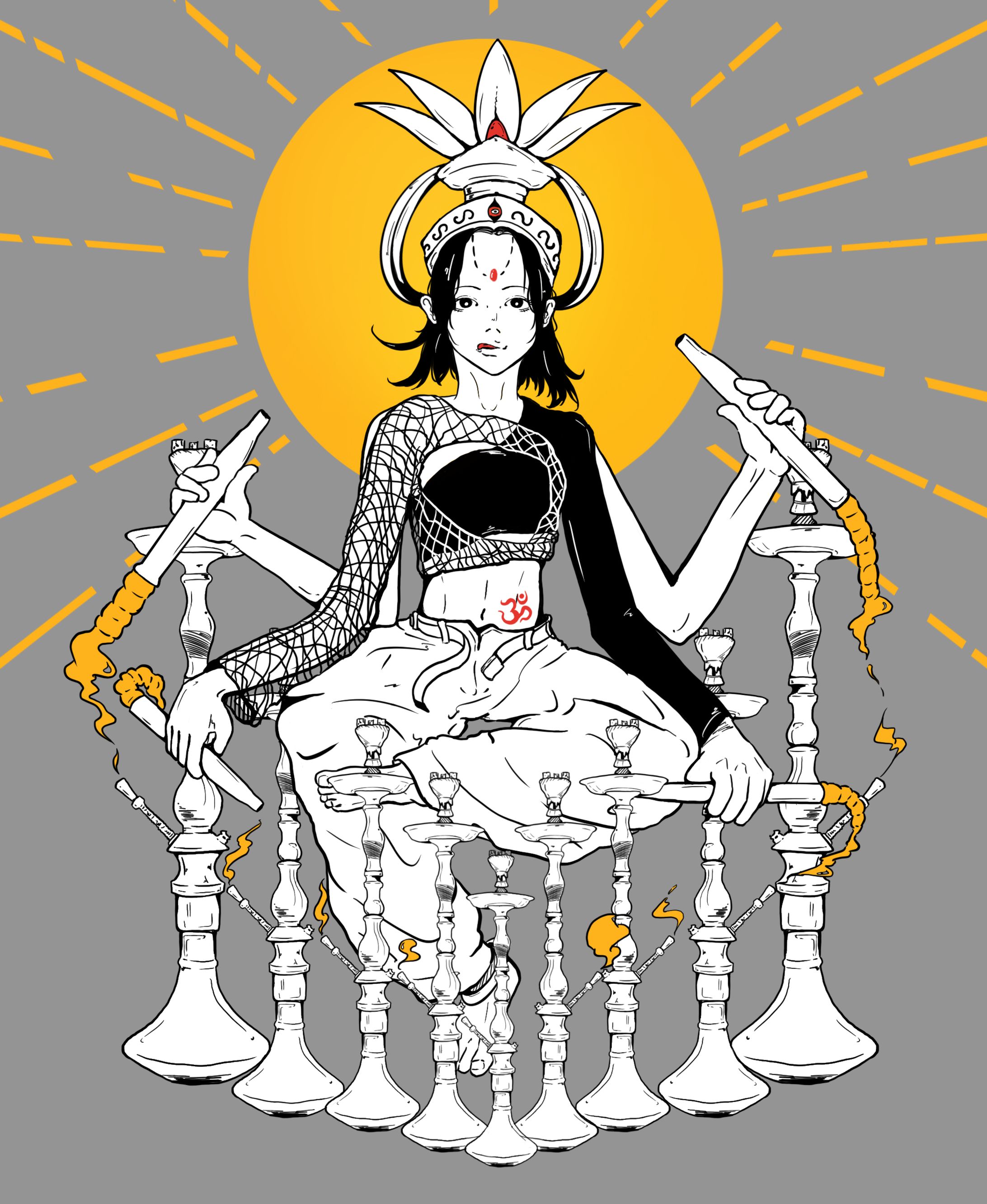 【illustration】現代神-1