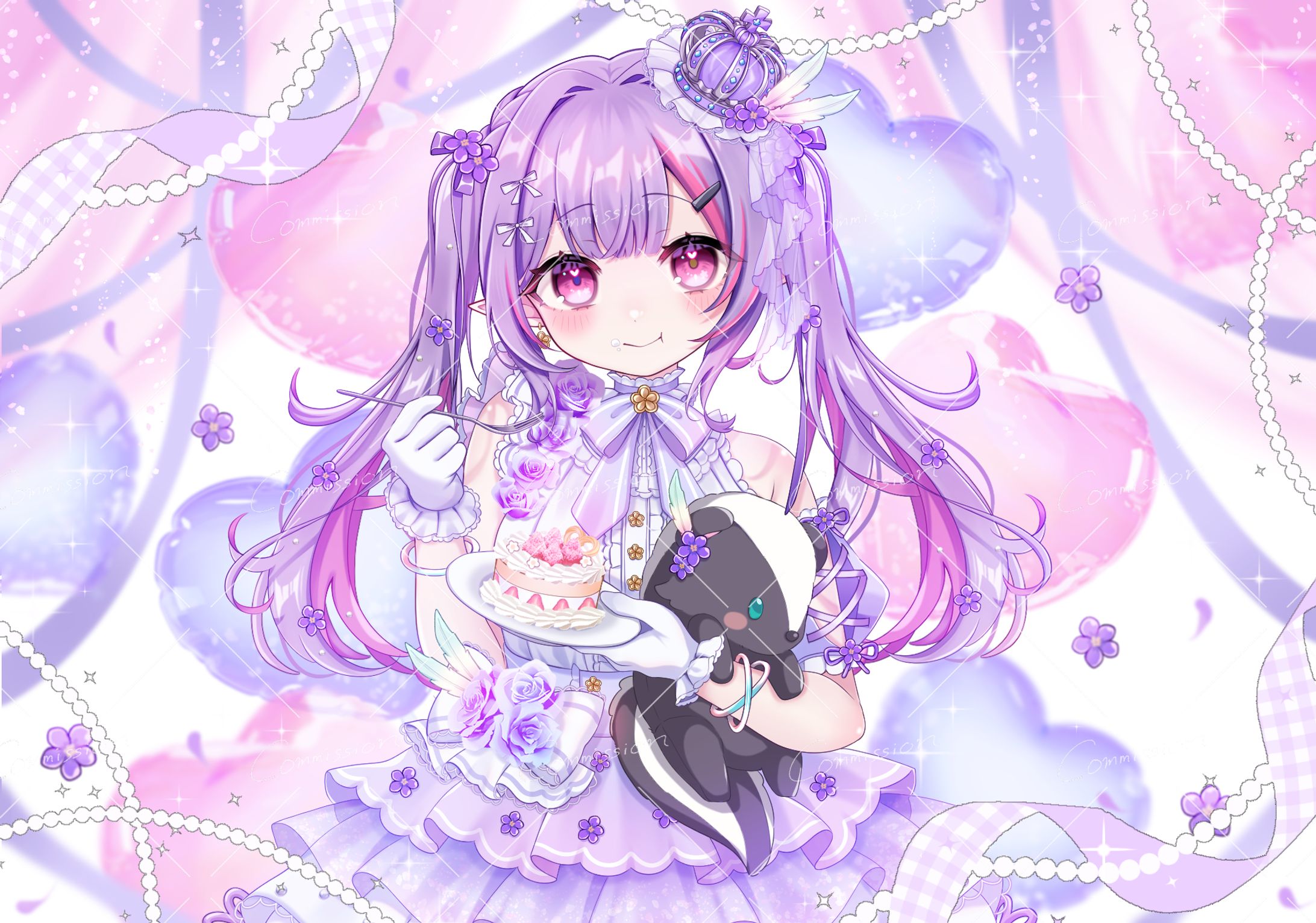 【お仕事】藍咲にあ様　お誕生日記念イラスト-1