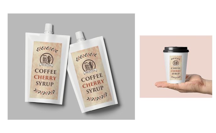 コーヒーチェリーラベルシール