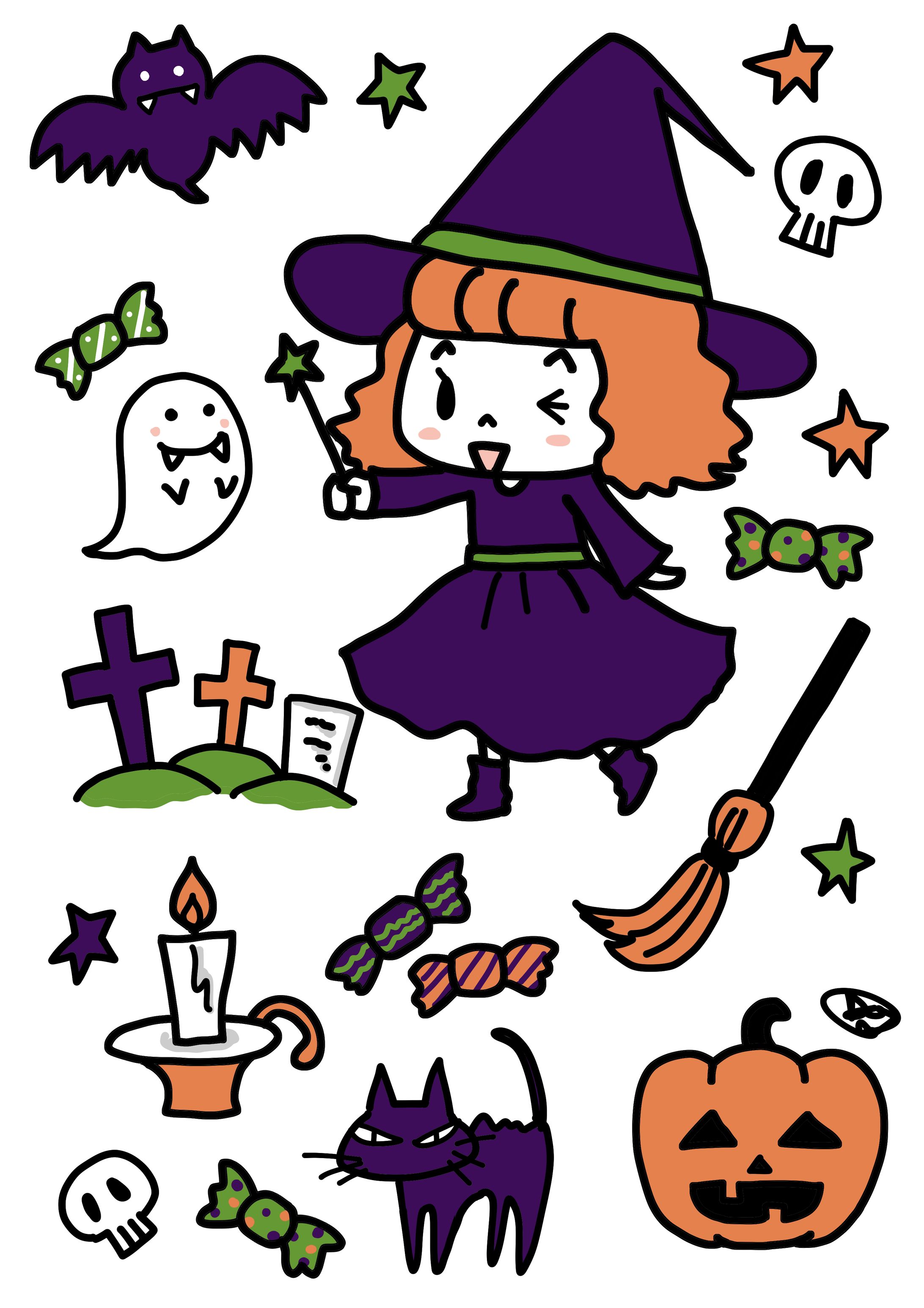 ハロウィンイラスト-1