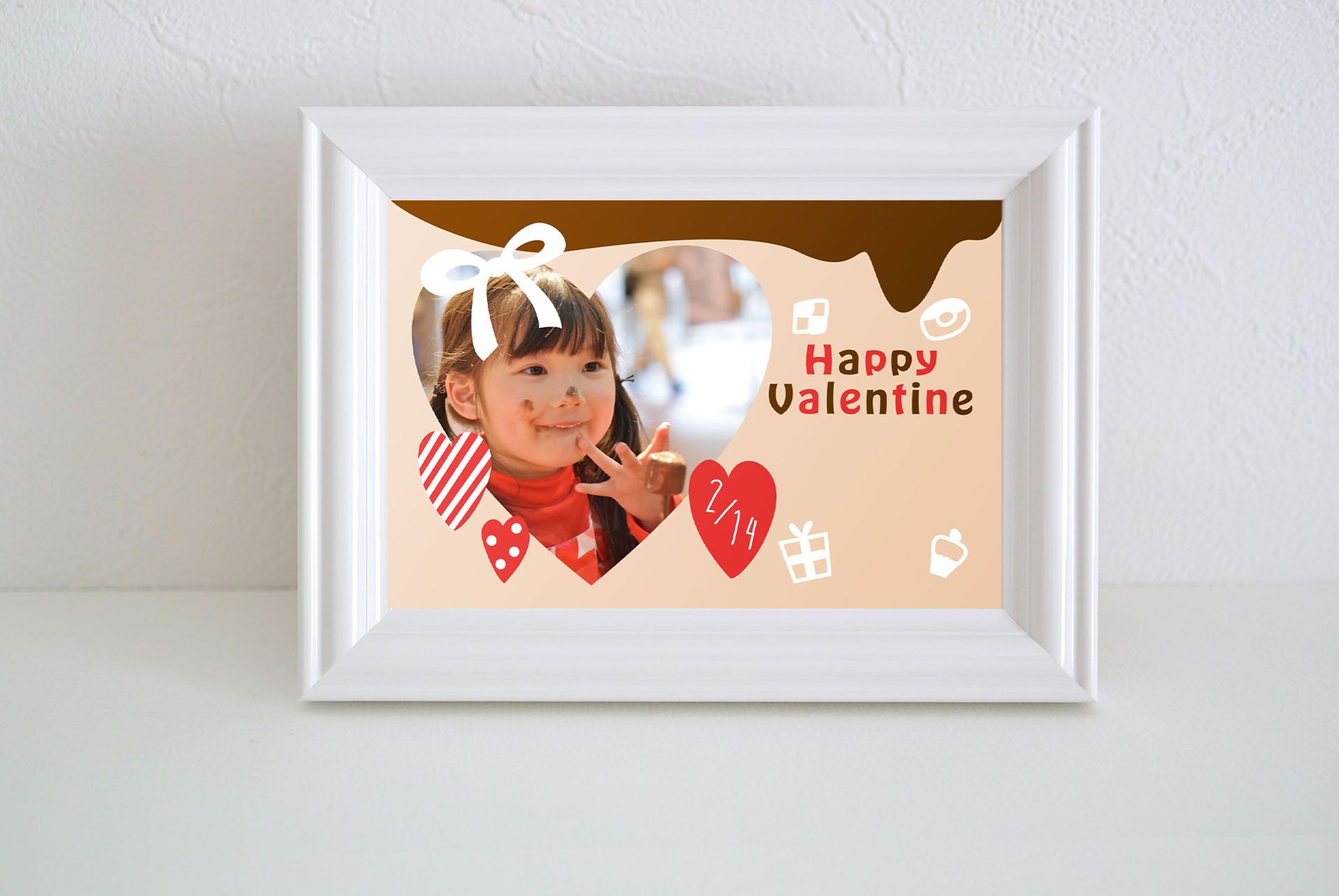 バレンタイン フォトフレームデザイン-1